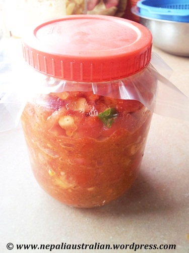 Khandeko golbera ko achar (6)