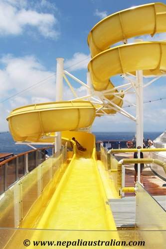 Water Park and Green Thunder on board Carnival Cruise (2)