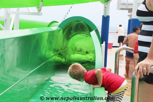 Water Park and Green Thunder on board Carnival Cruise (4)