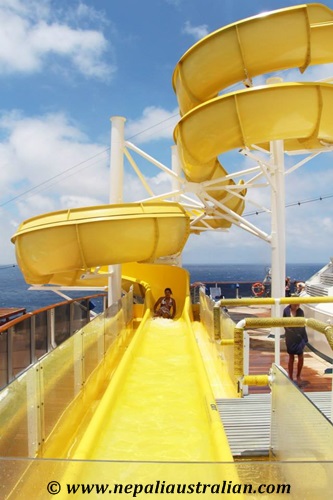 Water Park and Green Thunder on board Carnival Cruise (8)