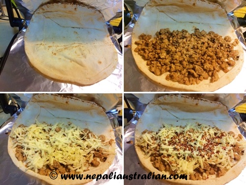 Chicken, cheese and spinach melt (1)