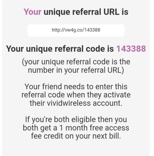 Vivid Wireless Referral Code 143388